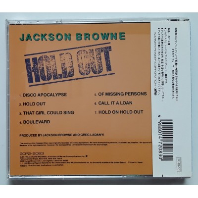 Browne, Jackson - CD - JAP - Hold Out