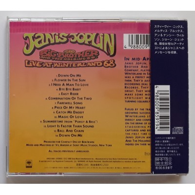 Joplin, Janis - CD - JAP - Big Brother And The Holding Company Live At Winterland 68'