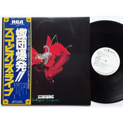 Scorpions - 2 LP - JAP - Tokyo Tapes - WHITE LABEL PROMO