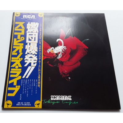 Scorpions - 2 LP - JAP - Tokyo Tapes - WHITE LABEL PROMO