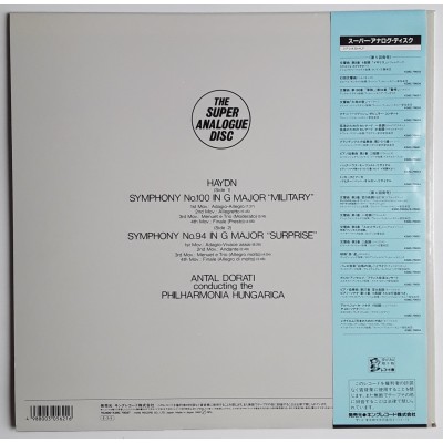 Haydn - LP - JAP - Symphonies -  Symphony no.94 in G Major " Surprise" - THE SUPER ANALOGUE DISC
