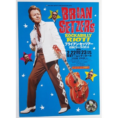 Setzer, Brian - Flyer - JAP - 2016 Japan Tour