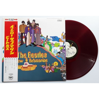 Beatles - LP - JAP - Yellow Submarine - Red Vinyl