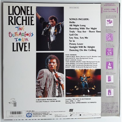 Richie, Lionel - LD - JAP - Live!