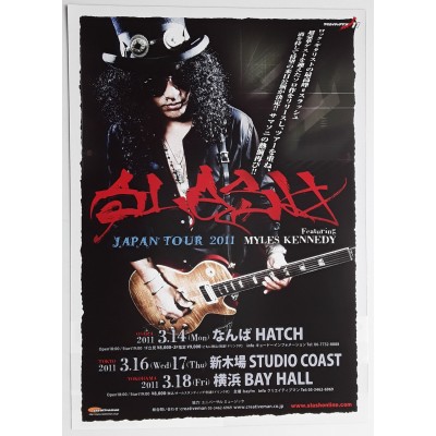 Slash - Flyer - JAP - 2011 Japan Tour