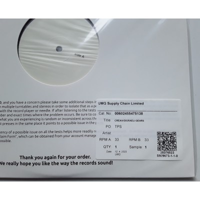 Cream - Eric Clapton - LP - UK - Disraeli Gears - TEST PRESSING