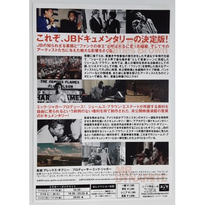 MR. Dynamite - Flyer - JAP - The Rise of James Brown - Film - 2014