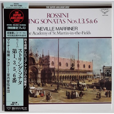 Rossini - LP - JAP - String Sonats Nos.1, 3, 5, & 6 - THE...
