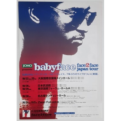 Baby Face - Flyer - JAP - 2001 Japan Tour