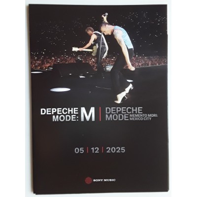 Depeche Mode - Press Sheet - Memento Mori: Mexiko City