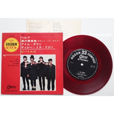 Beatles - 7" JAP - Help! - Red Vinyl