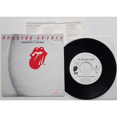 Rolling Stones - 7" JAP - Undercover Of The Night - WHITE...