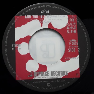 A-ha - 7" JAP - Train of Thought (Remix) - PROMO