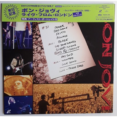 Bon Jovi - Laserdisc - JAP - Live from London - Bonus...