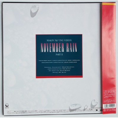 Guns N' Roses - Laserdisc - JAP - November Rain