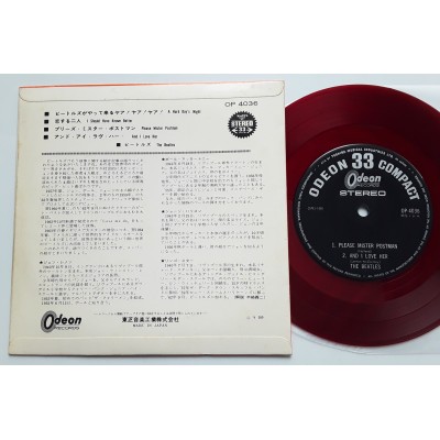 Beatles - 7" JAP - A Hard Day's Night - Red Vinyl