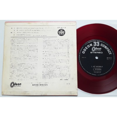 Beatles - 7" JAP - You're Going To Lose That Girl - Red Vinyl