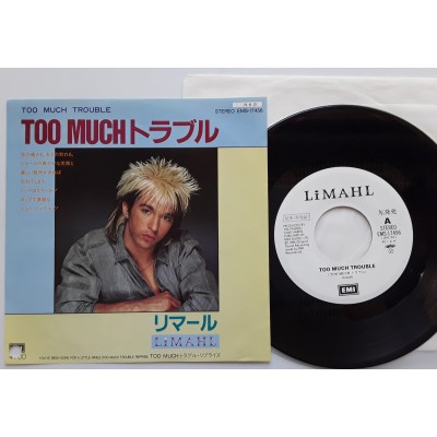 Limahl - 7"  JAP - Too Much Trouble - WHITE LABEL PROMO