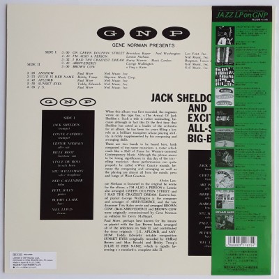 Sheldon, Jack - LP - JAP - Jack's Groove