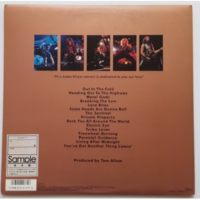 Judas Priest - 2 LP - JAP - Priest...Live - PROMO