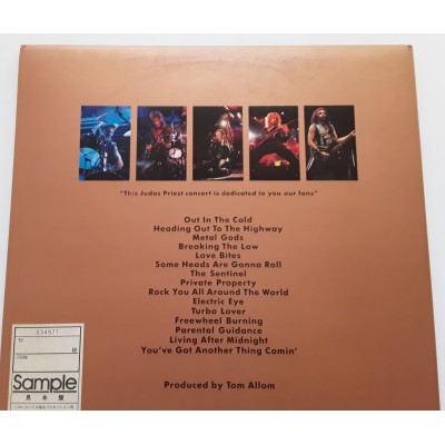 Judas Priest - 2 LP - JAP - Priest...Live - PROMO