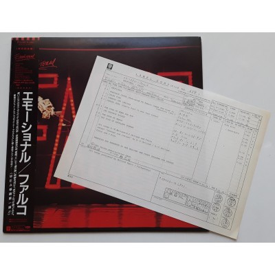 Falco - LP - JAP - Emotional + PROMO SHEET
