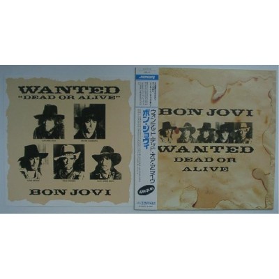 Bon Jovi - 12" - JAP - Wanted Dead Or Alive + Bonus Picture