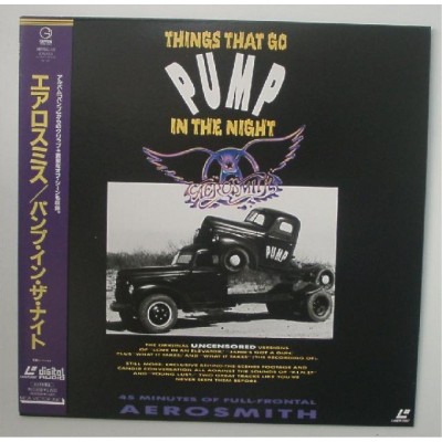 Aerosmith - Laserdisc - JAP - Pump in The Night