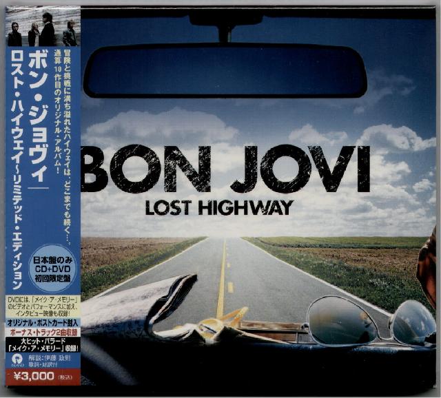 Bon Jovi 2 Cd Jap Lost Highway Dvd Postcard Box Japan Records Shop