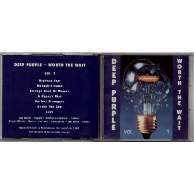 Deep Purple - 2 CD - Worth The Wait Vol. 1 - 2